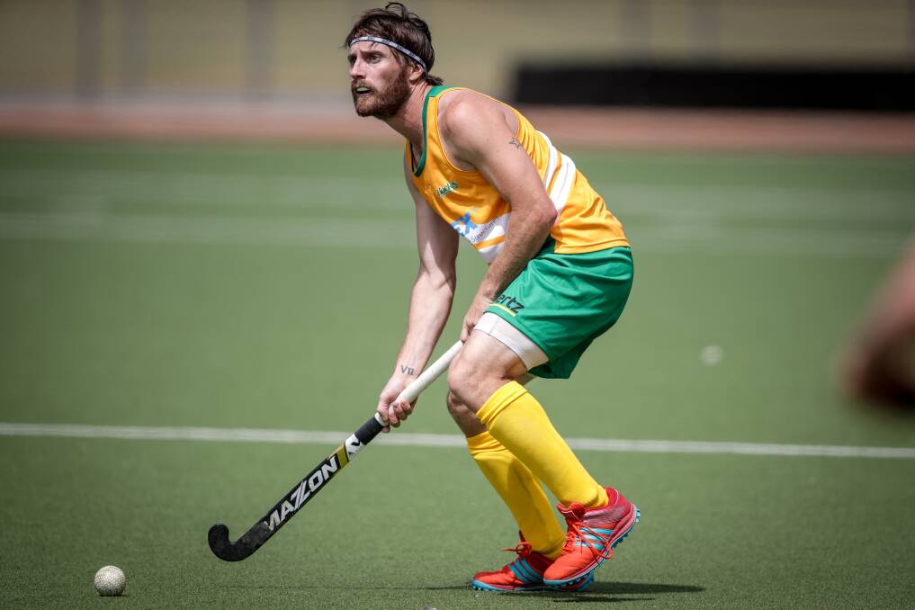 LEADING THE WAY: Spitfires' co-coach Jeremy Payne was pleased with what he saw from his side in the pre-season tournament at Albury Hockey Cetnre on Saturday and Sunday. Picture: JAMES WILTSHIRE