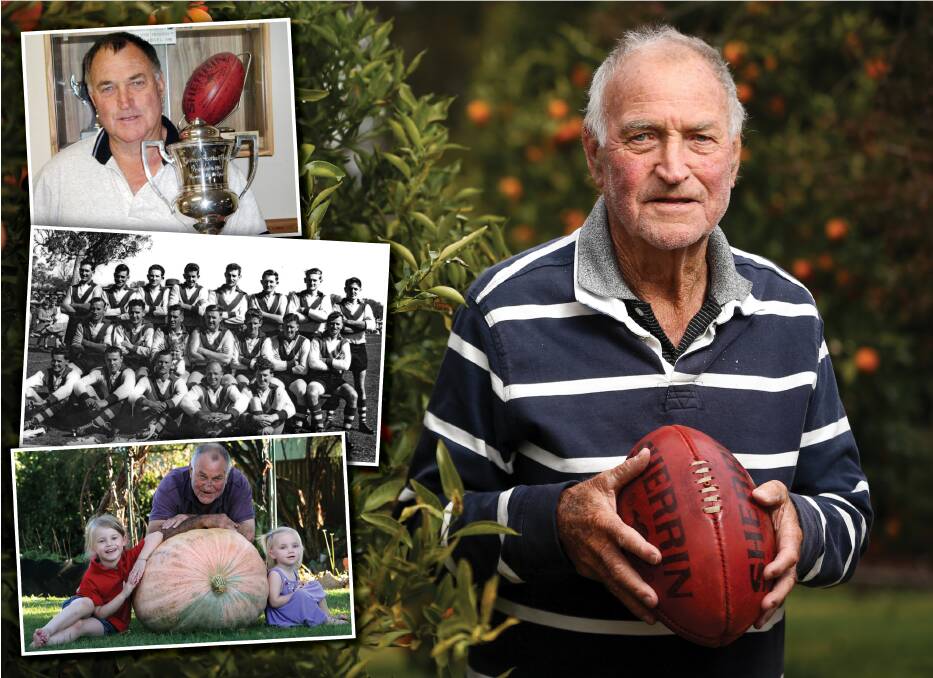 STAR SWAN: Chiltern great Bill Peake played in 11 grand finals in his decorated football career and won six premierships. Picture: JAMES WILTSHIRE