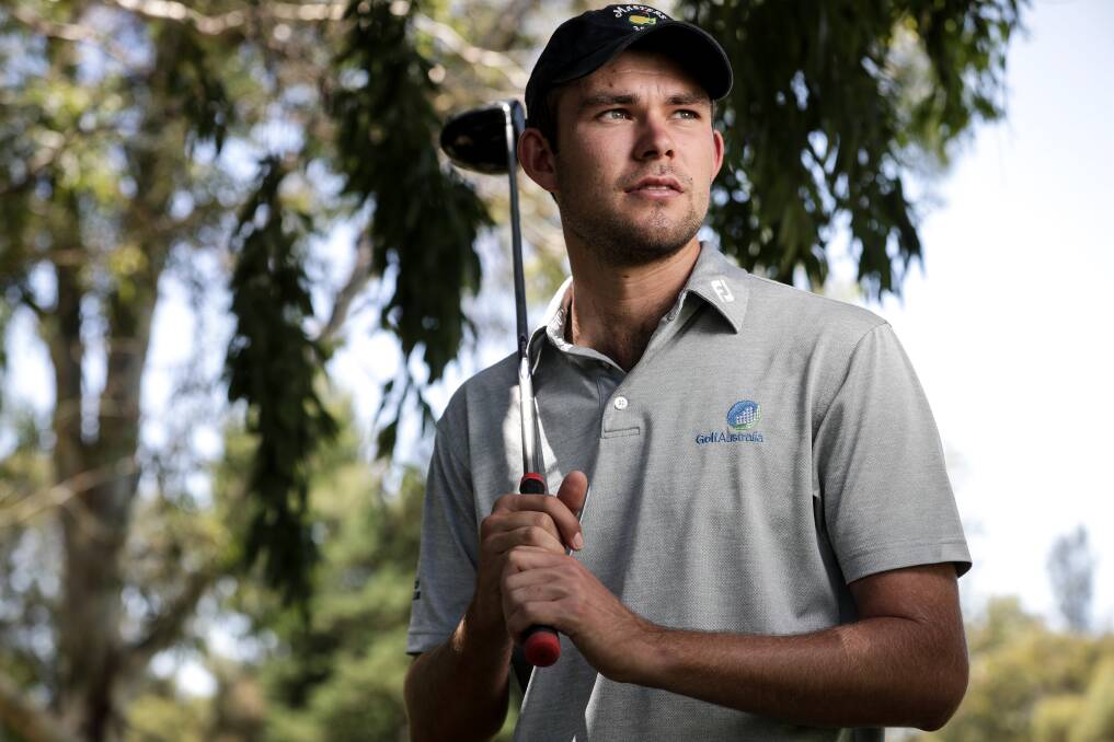 FLYING START: Zach Murray was bogey-free in a eight-under par round to start the Western Australian Open in style on Thursday. Picture: JAMES WILTSHIRE