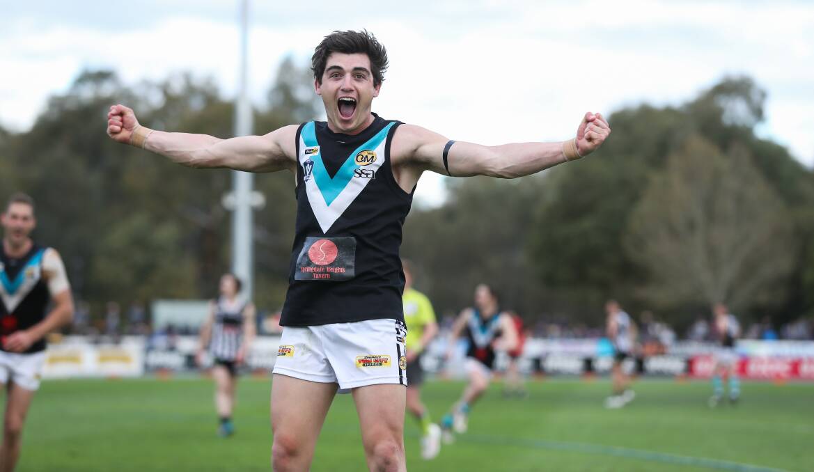 HOPEFUL: Lavington's 2019 flag hero Shaun Mannagh has been in good form for Werribee in the VFL and has put his name forward for the AFL mid-season draft.