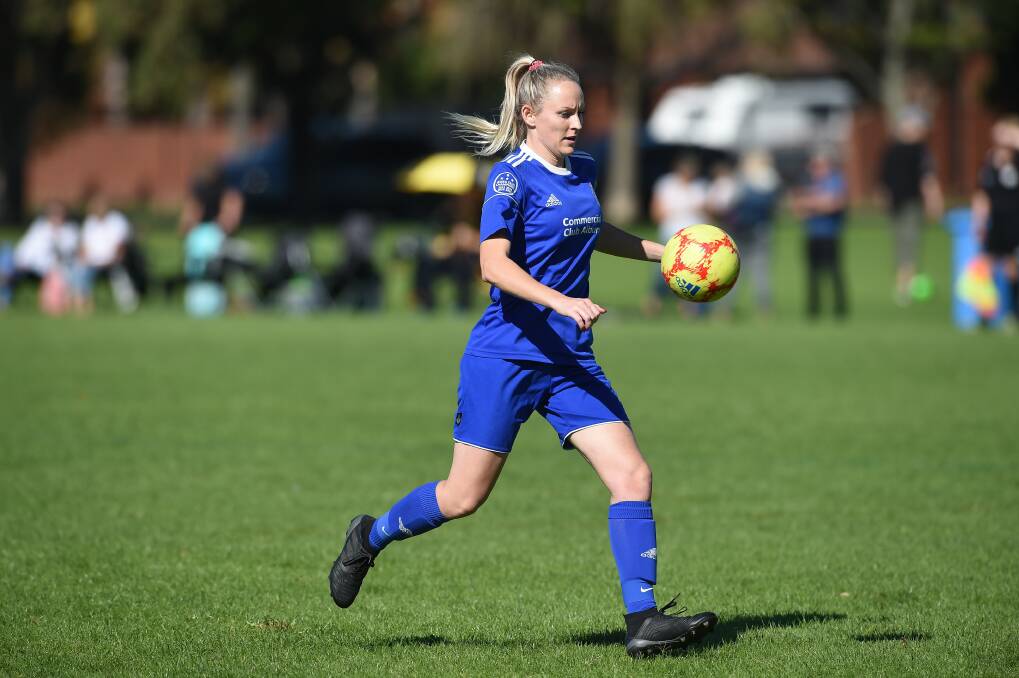 HUGE LOSS: Two-time AWFA senior women's Star Player Bridget McDiarmid is unlikely to play many matches for Albury City in 2020.