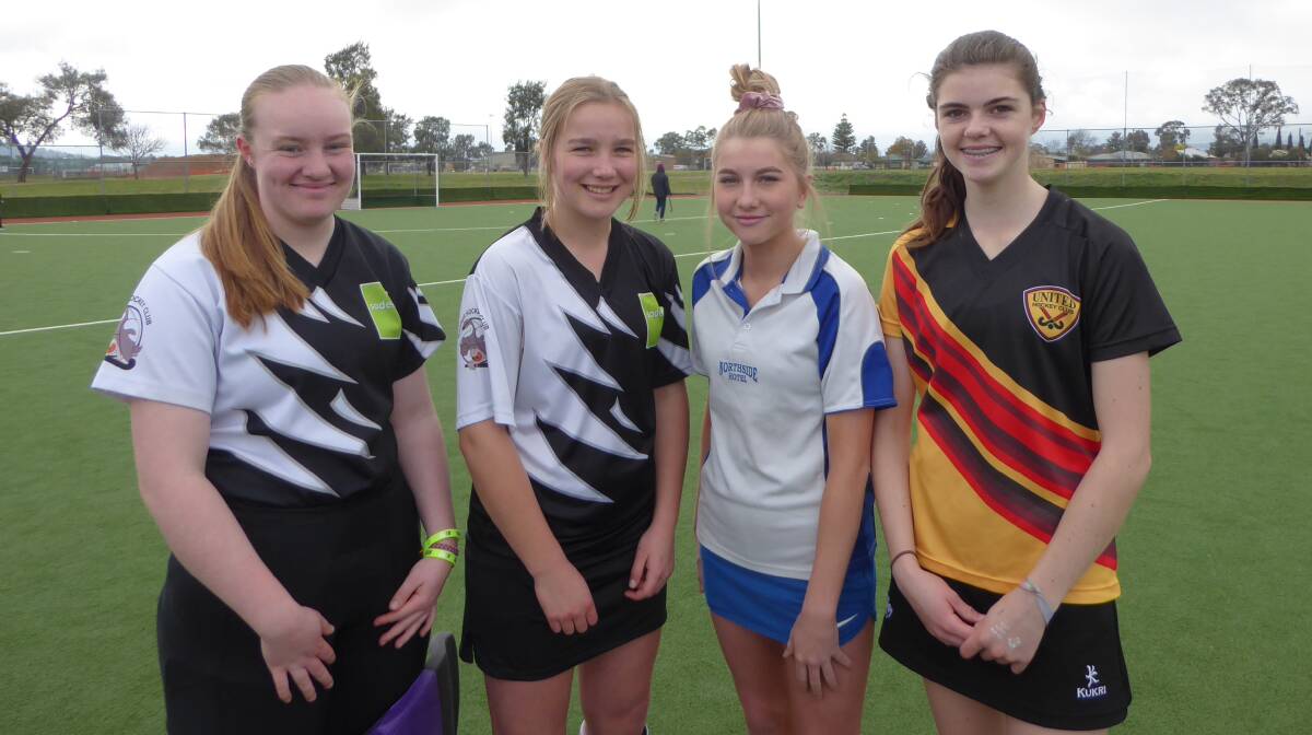 RECOGNITION: Georgia Martin, Ellie Jarratt, Cody Smart and Bella Heagney are all part of Victoria's "Team Venom" for the under 13 national championships in Hobart.