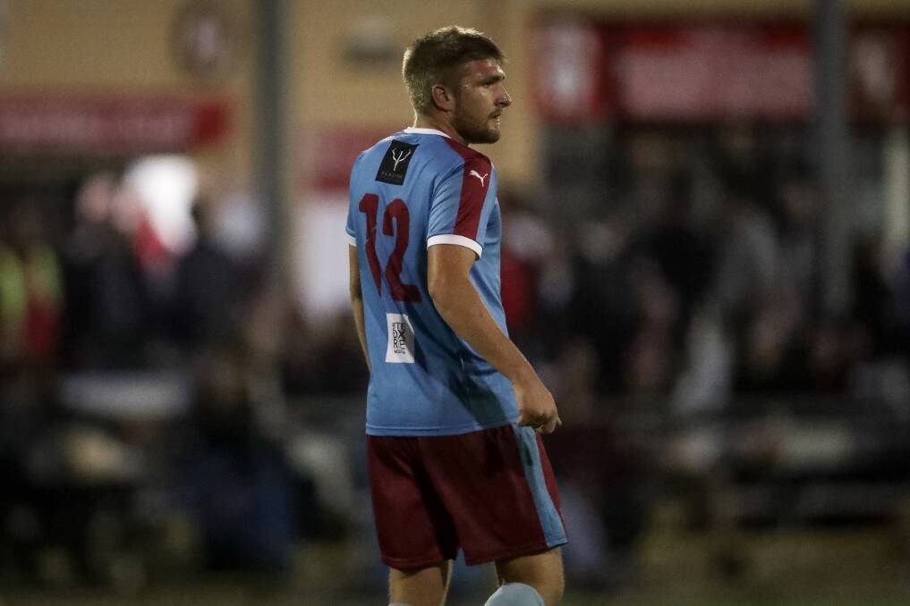 CLASS ACT: Englishman Tyler Curran was instrumental in Twin City's 2-1 victory against Cobram on Thursday night. Picture: JAMES WILTSHIRE