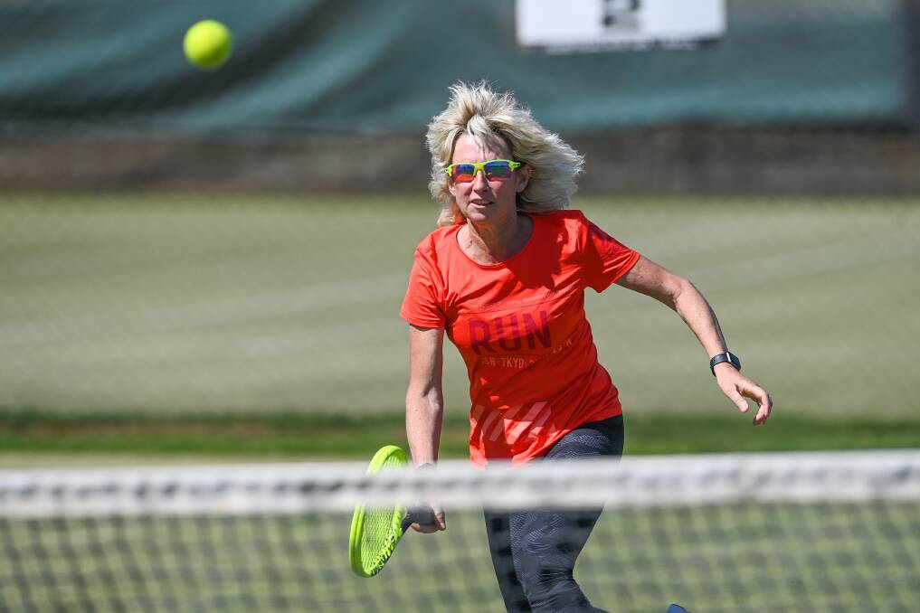 FORM PLAYER: Kara Curphey won all of her sets for Wurtz in the first round of Albury Tennis Association's Tuesday ladies pennant this week.