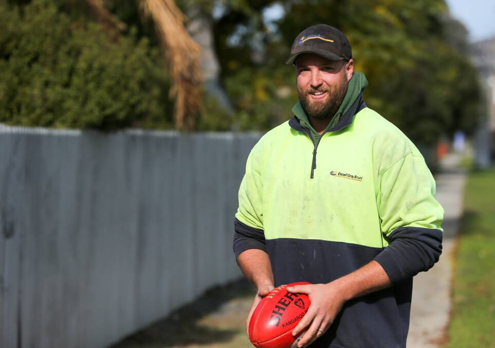 WORK TO BE DONE: Kiewa Sandy-Creek co-captain Guy Telford wants to maintain his goal-kicking form against Tallangatta. Picture: KYLIE ESLER