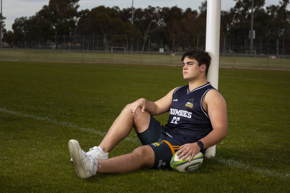 BRIGHT FUTURE: Steamers prop Drew Brndusic hopes his selection for the Brumbies will lead him to a career at the highest level. Picture: ASH SMITH
