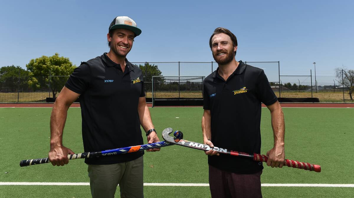 STICKING AROUND: Tony Donnolley and Jeremy Payne have committed to a second Capital League season in charge of the Albury-Wodonga Spitfires men's side. Picture: MARK JESSER