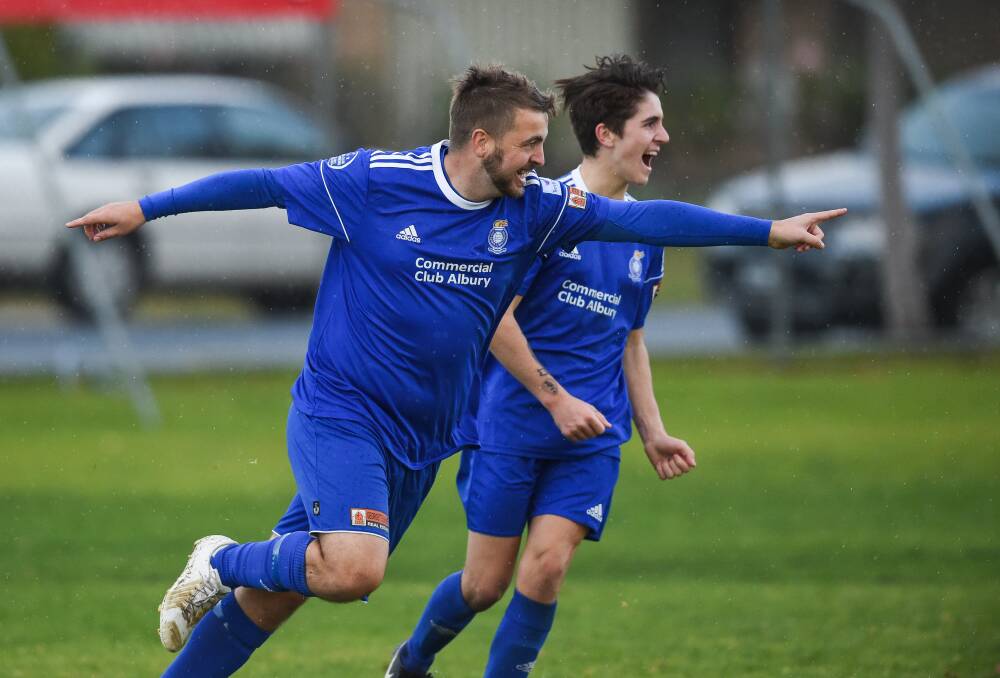 BACK ON DECK: Dan Kelly scored five goals for Wangaratta's reserves in the first month of the season, before returning to Albury City this week.