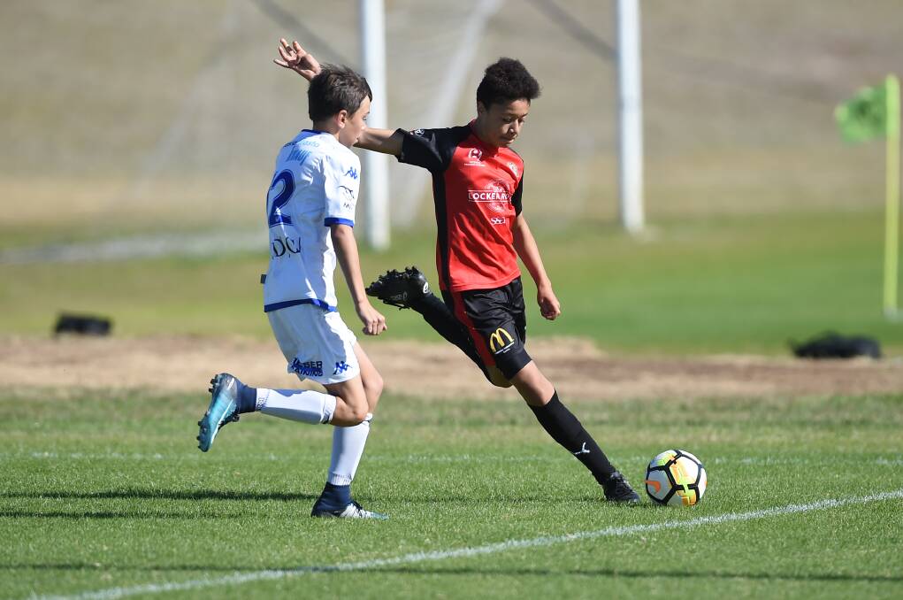 TOP STUFF: Murray United's Obiora Eze finished with a brace in the under-15s 6-0 win against Moreland City.