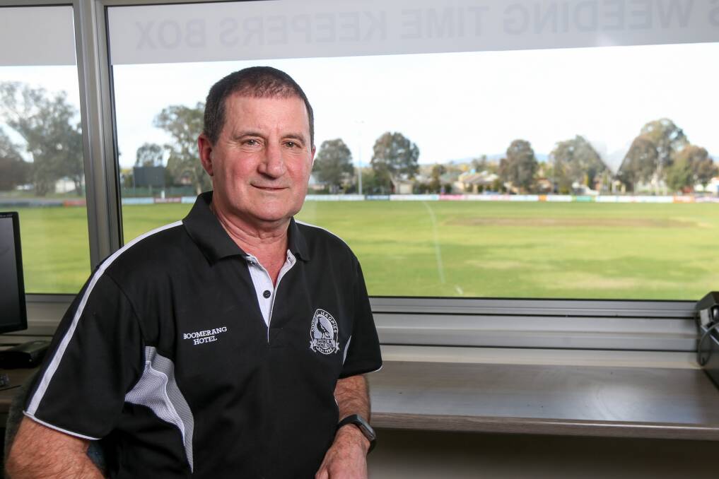 BATTLING AWAY: Murray Magpies president Ted Miller revealed his club won't field an under-17s side against CDHBU on Saturday in order to get its seniors and reserves on the park.