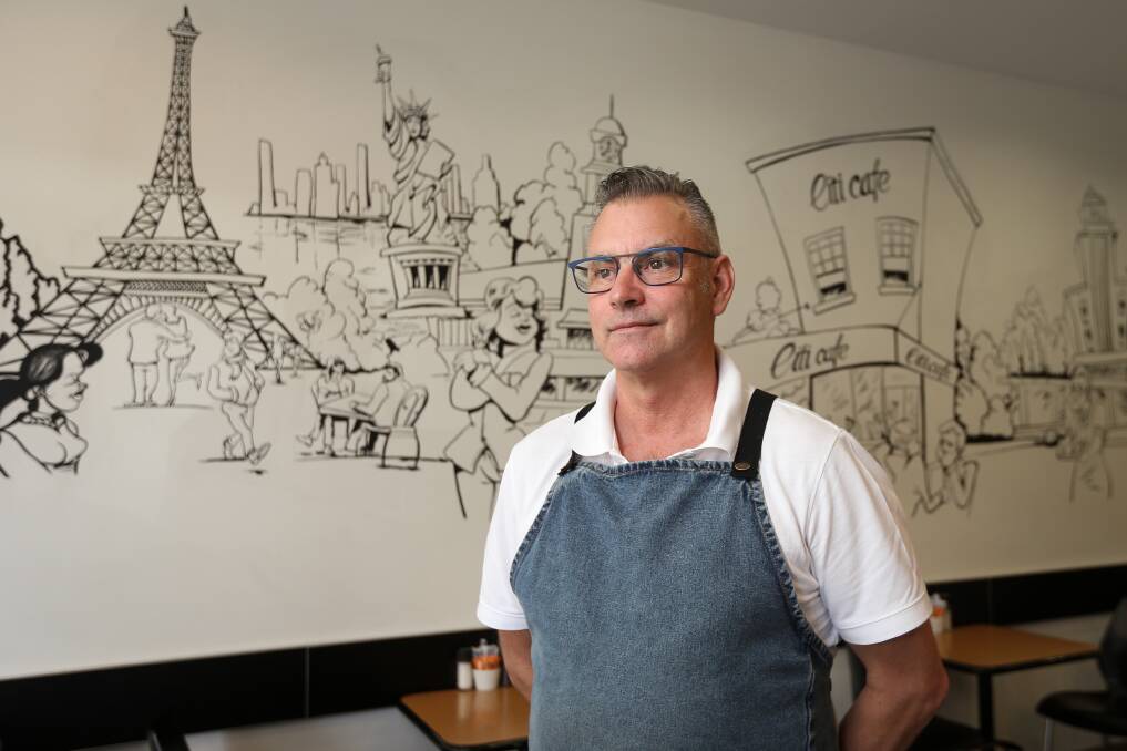 RESILIENCE: Citi Cafe's Jeff Claxton kept his doors open when many others had closed. Picture: JAMES WILTSHIRE