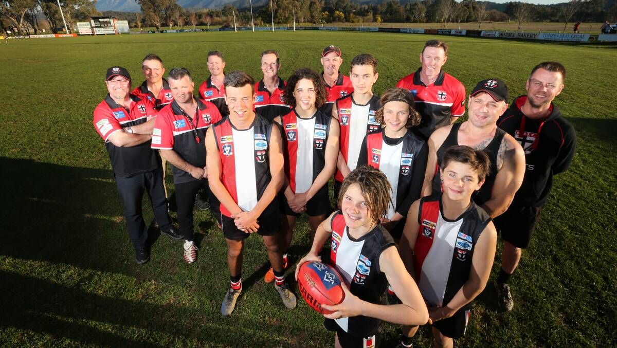 STRONG SEASON: Myrtleford played in all three WDJFL grand finals in 2018.