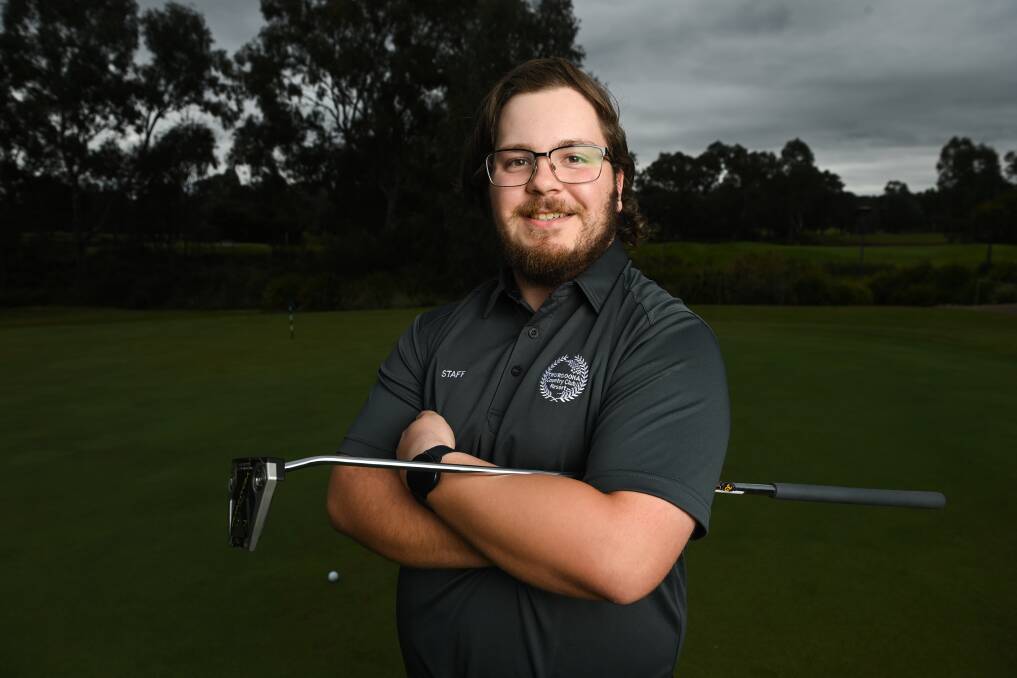 DIFFICULT CONDITIONS: Thurgoona golfer Bryan Filliponi had a tough round at his home club in the PGA Associate Pro-Am on Monday. Picture: MARK JESSER