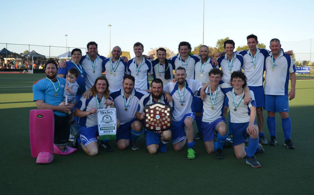 Norths claimed the Hockey Albury-Wodonga division one men's premiership with a hard fought 1-0 victory against CR United. Picture supplied