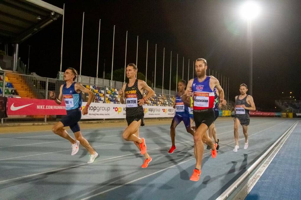 OLYMPIC DREAM: Myrtleford's Ben Buckingham (right) is thrilled to be competing in his first Olympic Games in Tokyo in the men's 3000m steeplechase on Friday. Australia has three men and women qualified for steeplechase.