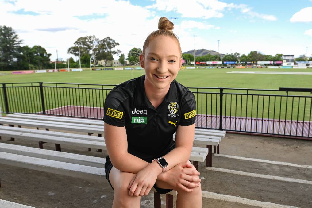 EXCITED: Wodonga's Gemma Thorneycroft has a clearer career path after her Richmond Institute experience. Picture: MARK JESSER 