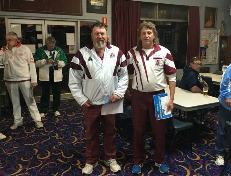 Daryl Lawson and Terry Hensel contest the state pairs championship this week.