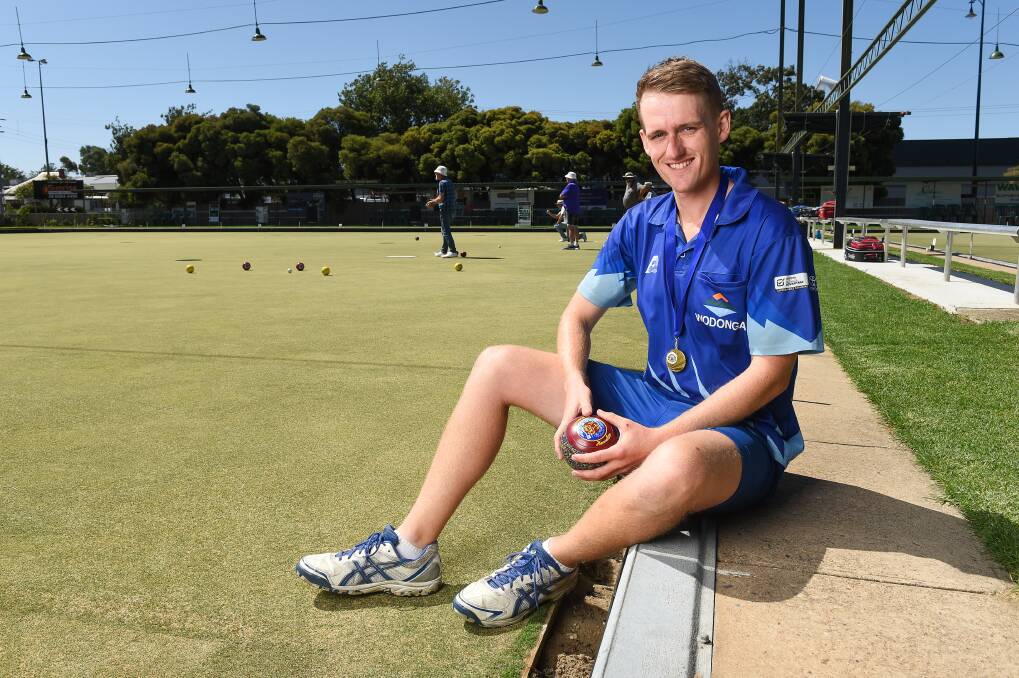 MASSIVE WEEK: Mason Bayliss will look to help Wodonga to another A1 pennant premiership on Saturday following his maiden victory in the Ovens and Murray Champion of Champion singles. Picture: MARK JESSER