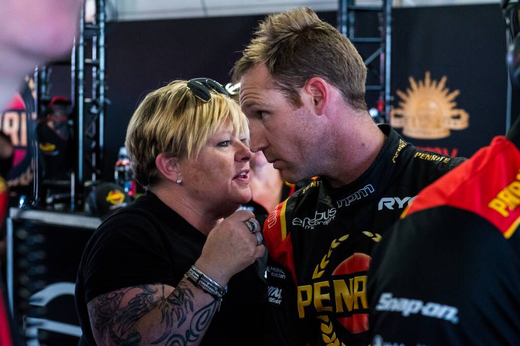 ON THE MOVE: Albury's David Reynolds, pictured with Erebus Motorsport owner Betty Klimenko, will depart the Supercar team one year into a new 10-year contract. Picture: TIM FARRAH