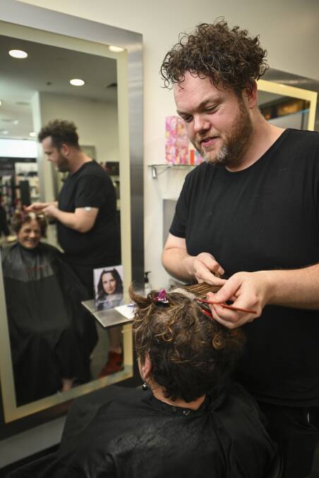 Hairhouse Albury manager Mat Ralston has witnessed many clients' cancer journeys through his 25 years in the profession. Picture by Mark Jesser