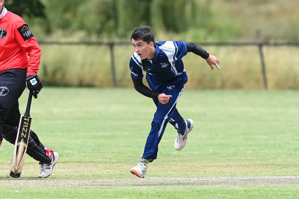 ON FIRE: Jordan Wells took 2-18 as CAW tied with Wangaratta Gold in the under-16s.