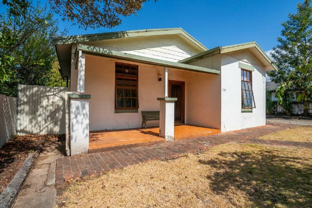 This three-bedroom house on Urana Road in Lavington sold for $351,000 at auction on Wednesday, March 27, after fetching $200,000 in 2012. Picture supplied