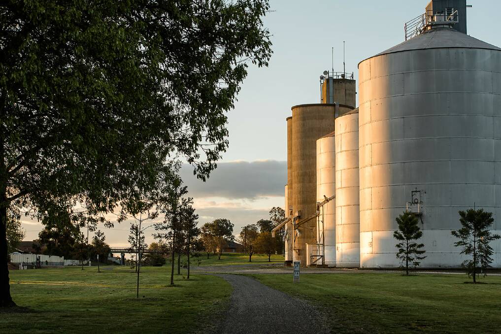 SPRUCE UP: State government funding has helped Indigo Council commence planning to rejuvenate Rutherglen's silo precinct. Picture: INDIGO SHIRE COUNCIL/ GEORGIE JAMES