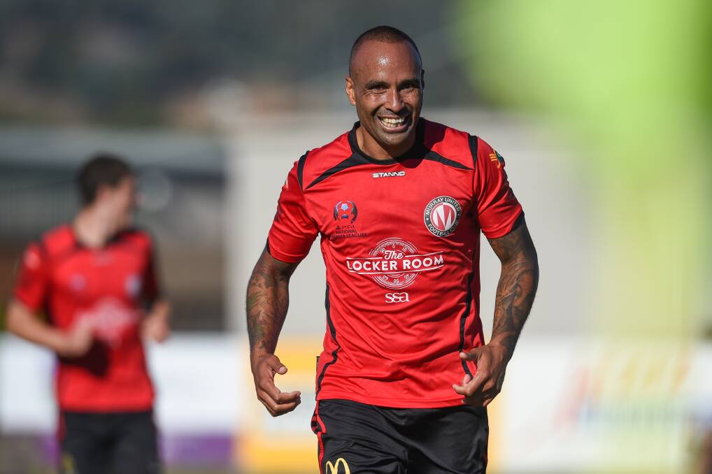 Murray United star Archie Thompson has been training with this weekend's opponents Dandenong City throughout the season.