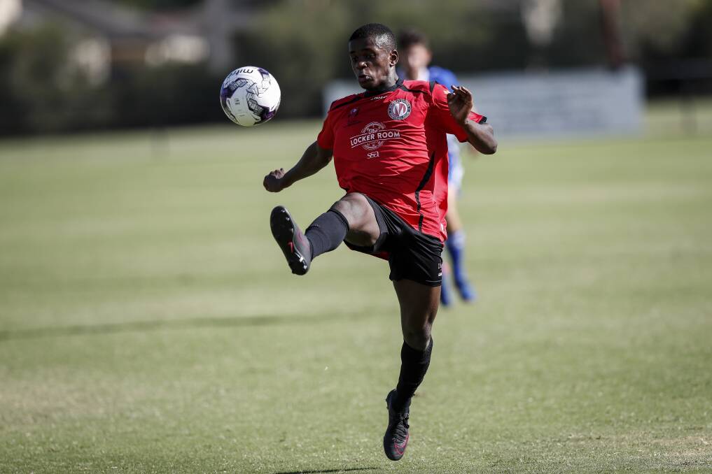 ON THE MOVE: Lionel Masudi's dream of playing soccer at the highest level has taken another huge step after joining South Melbourne in the NPL. 