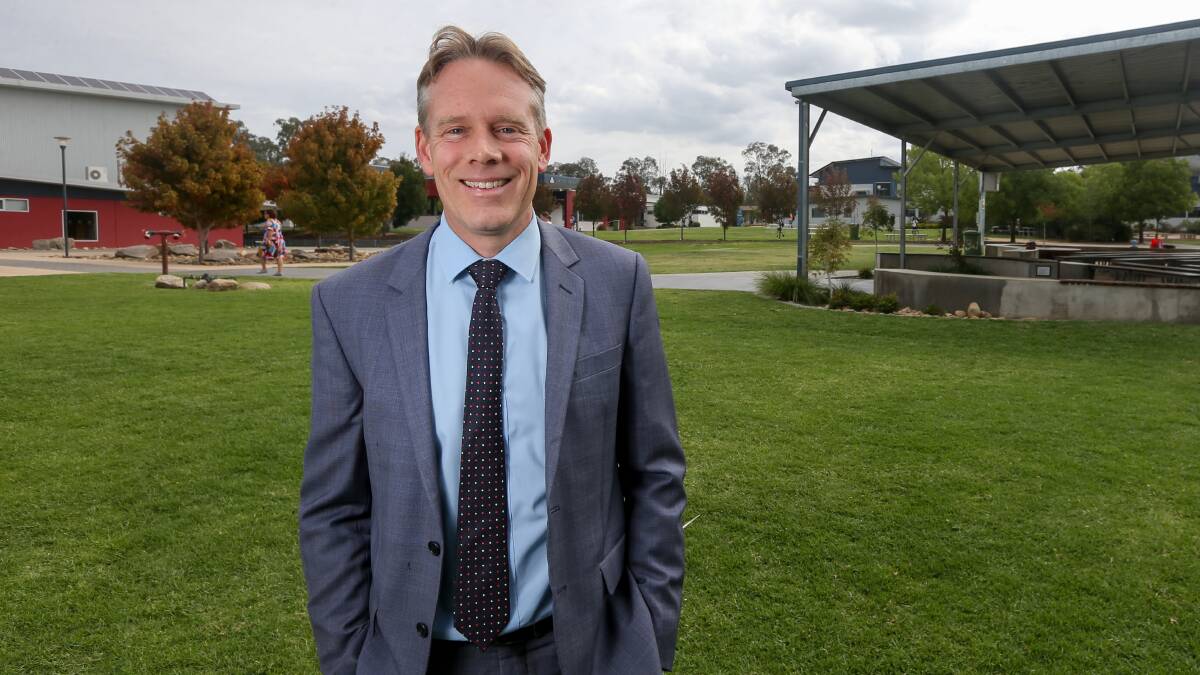 Trinity Anglican College principal Justin Beckett is hoping for a positive outcome in regards to the school's Victorian students.