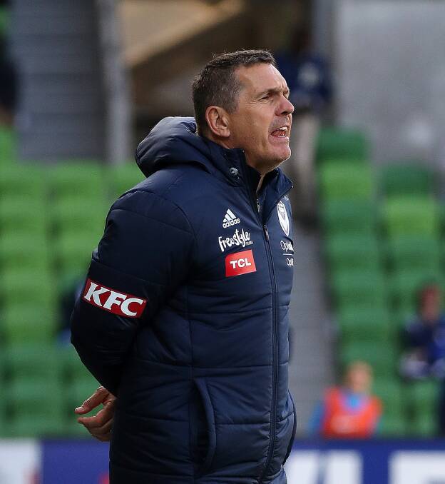 SPECIAL VISIT: Melbourne Victory's W-League coach Jeff Hopkins will be on the Border next Tuesday. Picture: AAP IMAGE/GEORGE SALPIGTIDIS