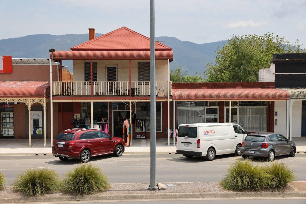 No major changes will be made to streetscape work on Hanson Street at Corryong despite a petition in regards to parking circulating around the community. Picture by Corryong Courier