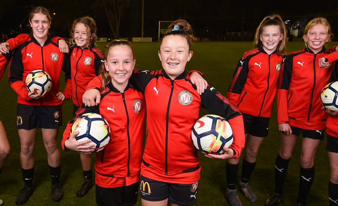 FUTURE STARS: Poppy O'Keefe and Annie Yates are among the best young players in Victoria and have been included in Football Victoria's National Training Centre program for 2021.