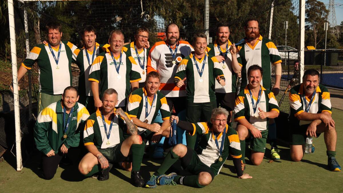 WHAT A WEEKEND: Hockey Albury-Wodonga's masters men brought home gold after impressing at the Senior Country Championships. 