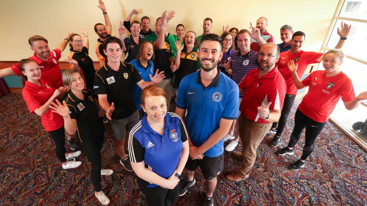 BRING IT ON: AWFA senior clubs officially launched the 2019 campaign yesterday. Picture: KYLIE ESLER