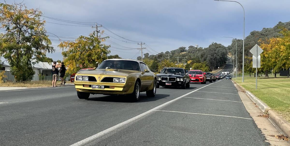 START YOUR ENGINES: Camaros and Firebirds from across Australia arrived in Albury for a national event to raise funds for the Albury Wodonga Regional Cancer Centre. 