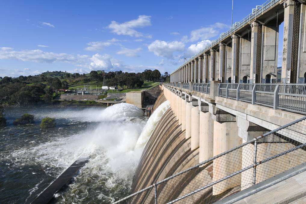ALL CLEAR: No structural damage has been identified at Hume Dam from the earthquake. Picture: MARK JESSER