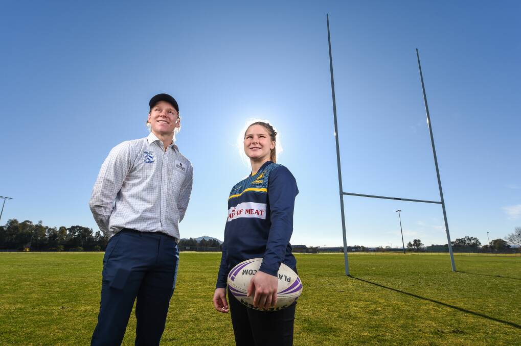 LOOK TO THE FUTURE: Young guns Sam Seton and Kirra Burke have been appointed captains of the Albury-Wodonga Steamers second grade and women's sides, respectively, in 2020. Picture: MARK JESSER