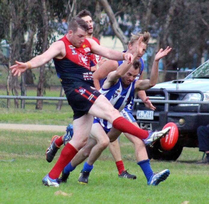 BRING IT ON: Corryong coach Mitch Harris is confident the Demons can rebuild quickly in the Upper Murray. Picture: DEB HARRAP