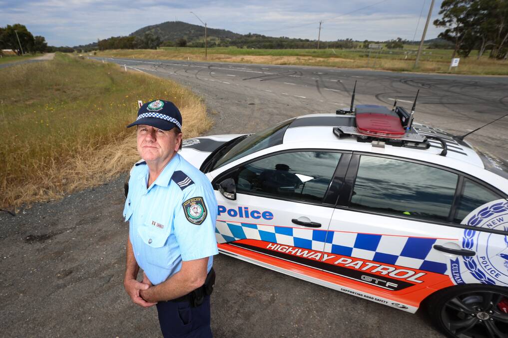Albury Sergeant Steve Schausinger will receive an Australian Police Medal for his distinguished career in the police force, with almost 40 years of it spent in Albury. File picture