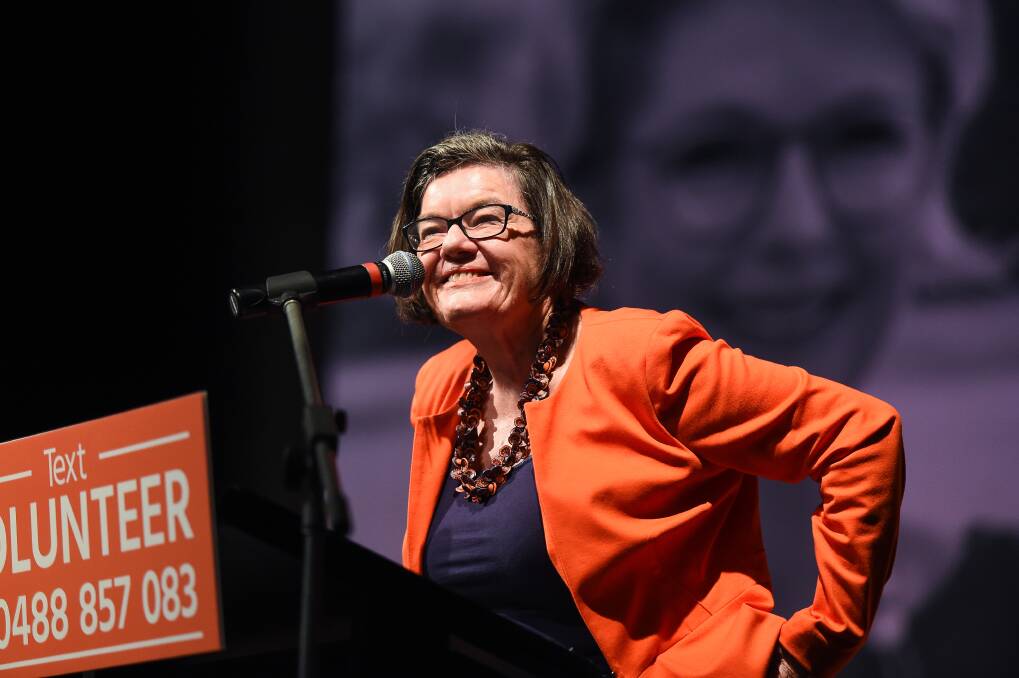 Cathy McGowan's success is highlighted in Voices for Indi's book The Indi Way. Picture by Mark Jesser