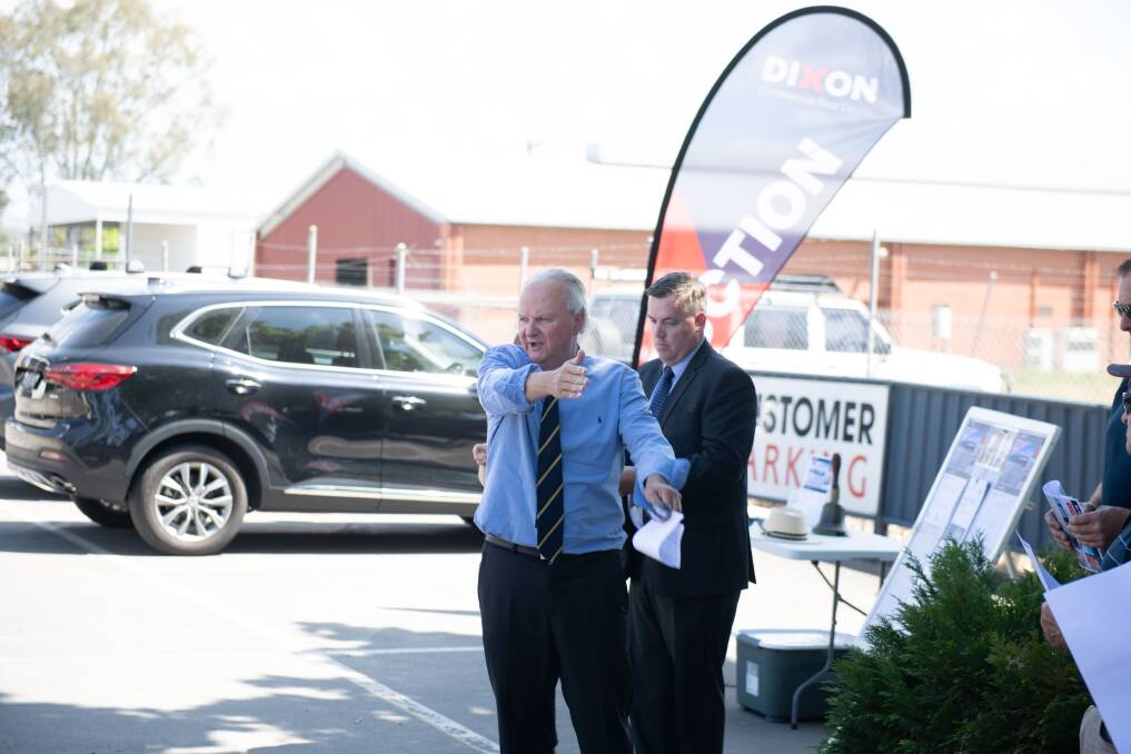 Dixon Commercial Real Estate auctioneer Andrew Dixon was able to finalise a deal for the property. Picture by Tara Trewhella