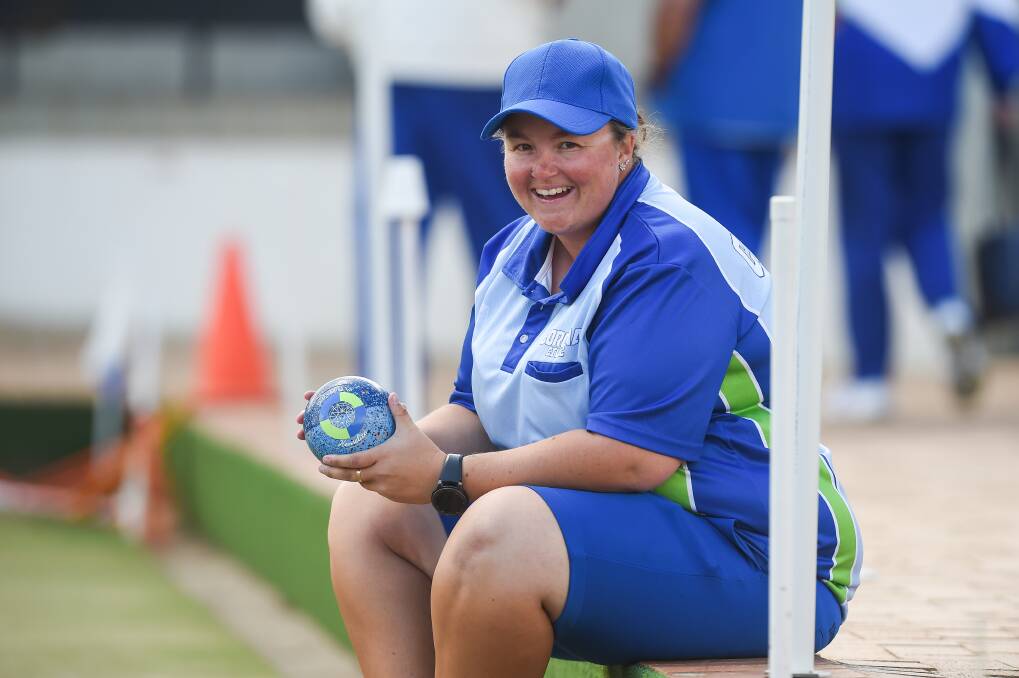 NATIONAL CHAMPION: Corowa Civic bowler Dawn Hayman won the Australian Champion of Champion Singles title in Perth and will make her debut for the national side in the coming weeks. Picture: MARK JESSER