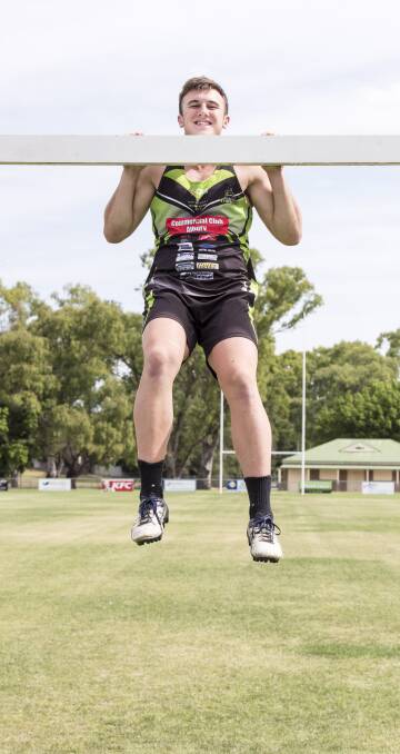 HARD WORK: Albury Thunder's Liam Wiscombe is one of the five current nominations for the 2017 Norske Skog Young Achiever of the Year. Picture: SIMON BAYLISS