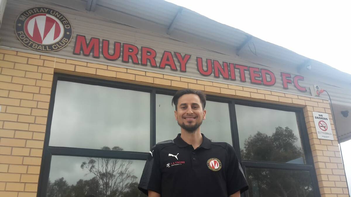 WELCOME ON BOARD: Igor Srbinovski will coach Murray United for the next two seasons. Picture: STEVE TERVET