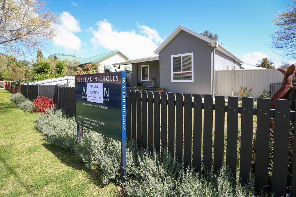 SNAPPED UP: A two-bedroom unit in central Albury on Stanley Street was sold for more than 10 per cent above reserve price on Saturday. Picture: JAMES WILTSHIRE