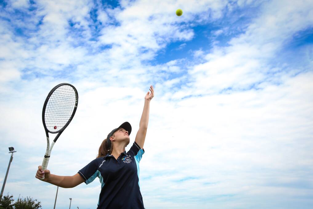 ON TRACK: Albury's Ella Brown has had an impressive start to the 2019 season, winning with NSW at the Foundation Cup at Kooyong. Picture: JAMES WILTSHIRE