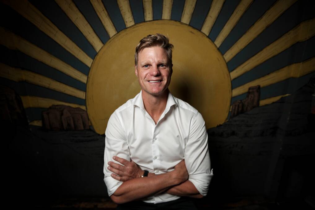 SAINT NICK: Retired St Kilda star Nick Riewoldt was delighted to visit the Border as guest speaker at the Albury Tigers' annual pre-season luncheon. Pictures: JAMES WILTSHIRE