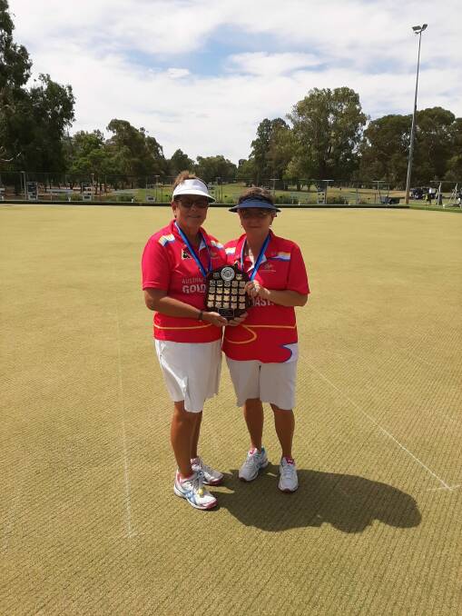 WELL PLAYED: YMGCR's Anne Miles and Yarrawonga's Caroline Reilly won the Ovens and Murray 60 and over women's pairs at YMGCR.