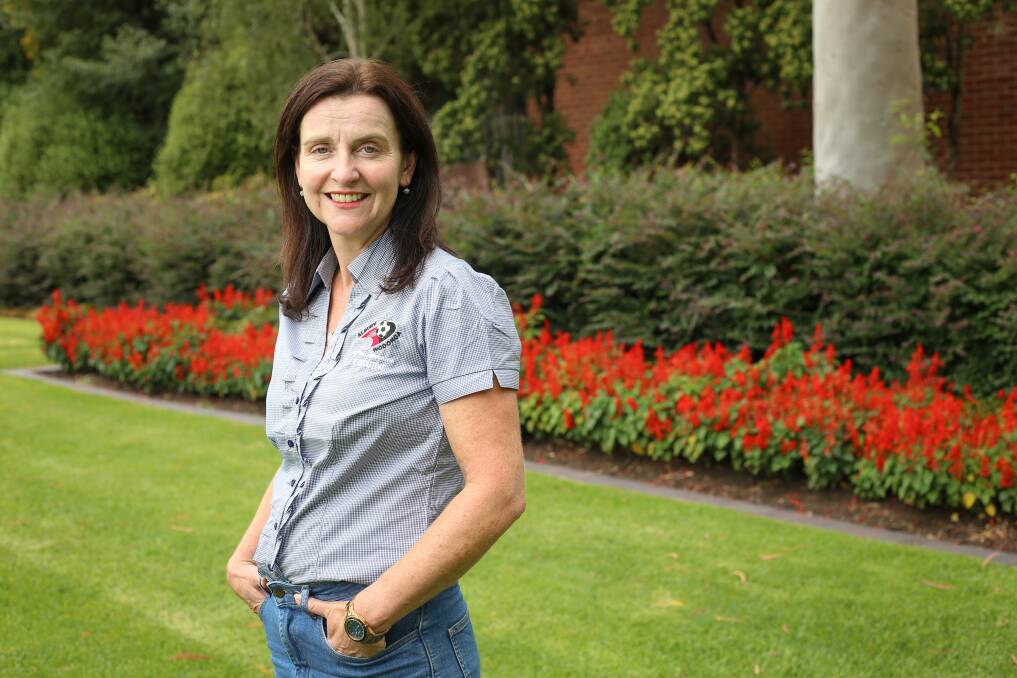 ON BOARD: Lucille Brown has taken on a newly-created administrator role for the Albury-Wodonga Football Association. Picture: JAMES WILTSHIRE